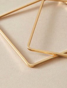 Solid Gold Hoops