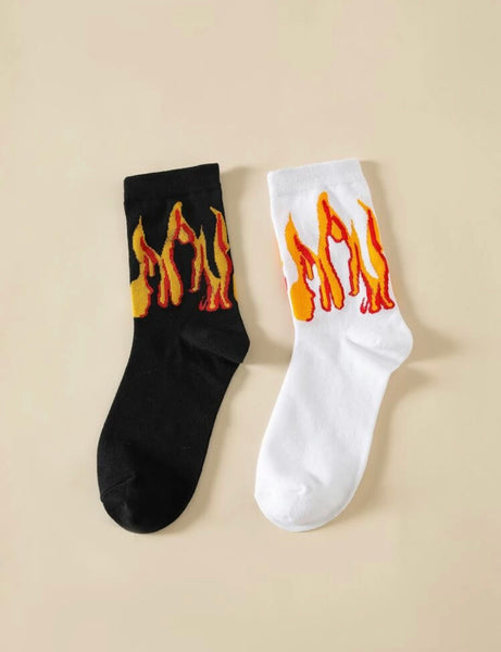 Up In Flames Socks